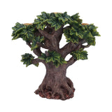 Forest Flame Tree Spirit Green Man Candle Holder - 21.5cm