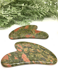 Gua Sha Massage Tool - Unakite