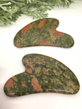 Gua Sha Massage Tool - Unakite