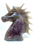 Amethyst Agate Unicorn #199