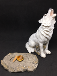 White Wolf Cone Incense Burner 19cm