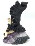 Witch on Amethyst Cluster # 457