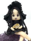 Witch on Amethyst Cluster # 457