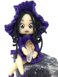 Witch on Amethyst Cluster # 459