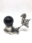 Witch Pewter Sphere Stand