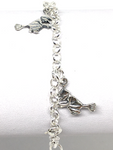 Witch Charm Bracelet 925 Sterling Silver