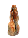 Crazy Lace Agate Howling Wolf #126