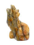 Crazy Lace Agate Howling Wolf #129