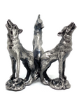 Wolf Pewter Sphere Stand