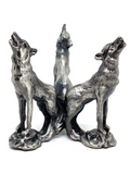 Wolf Pewter Sphere Stand