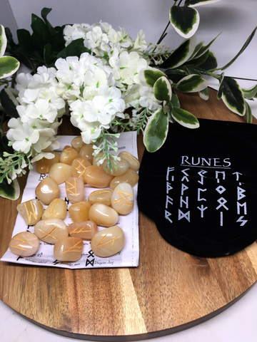 Yellow Aventurine Runes