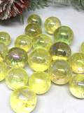 Sunshine Aura (Yellow) Quartz Mini Spheres - 17mm to 23mm