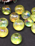 Sunshine Aura (Yellow) Quartz Mini Spheres - 17mm to 23mm